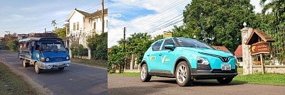2 ways to come to Champasak from Pakse